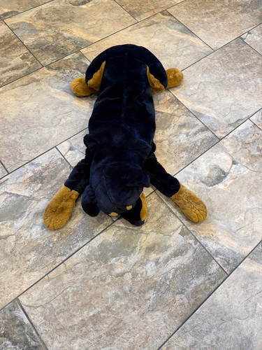 Rottweiler soft toy teddy
