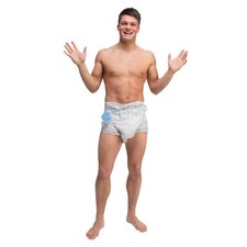 Adult Big Baby Nappy & Pin Mens Stag Night Novelty Funny Fancy Dress Accessories
