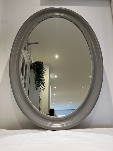 Superb pine large oval framed - oval,