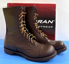 NIB 11 D MENS CORCORAN 10" HISTORIC SOFT TOE JUMP BOOTS CV1511 BROWN