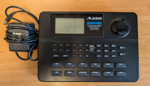 Alesis drum machine - sr-16, with