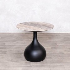 SIDE TABLE WITH GREY