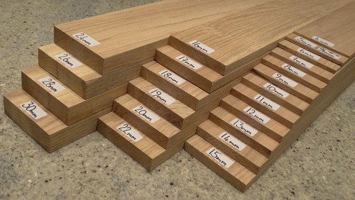 4mm 50mm thick oak strips - 50mm,