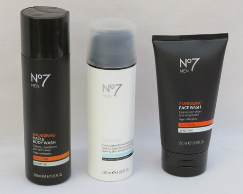 No7 men bundle - hair, &