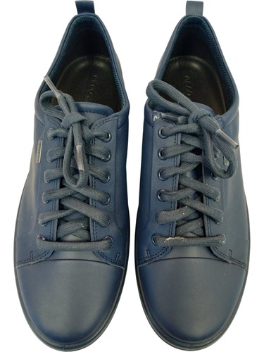 Ecco blue leather gore tex - blue,