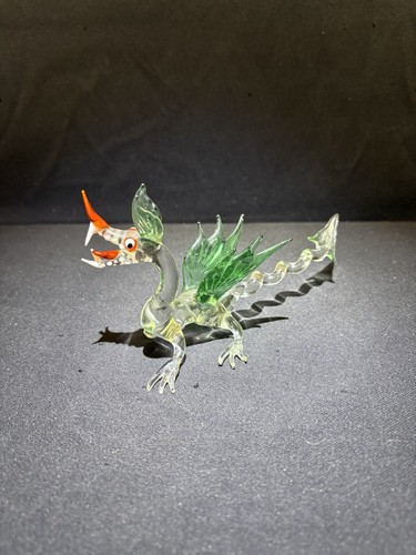 Murano glass dragon - murano,