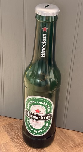 Giant beer bottle money box - giant,