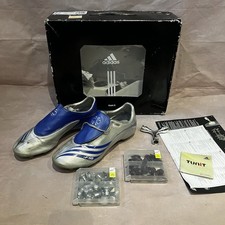 Adidas F50.7 Tunit FG SG HG Blue Silver Size UK 10, Complete In Original Box