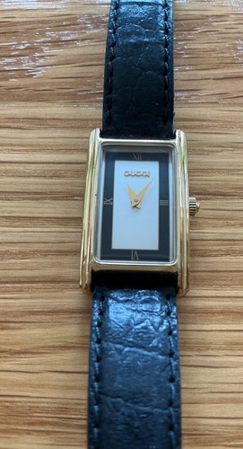 Vintage gucci tank quartz gold - quartz,