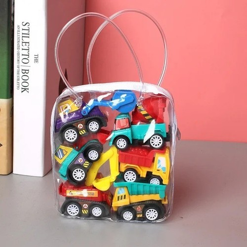 6pcs toy cars pull - back, and