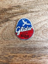 GLIDER Eaton Bicycle Head Tube Badge. Vintage Bicycle Part (TruLine)