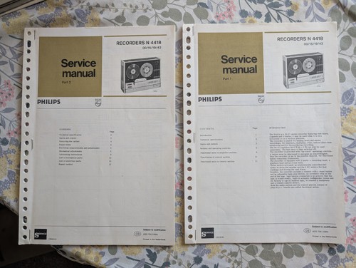 Philps tape recorder 4418 - philps,