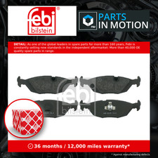 Brake Pads Set fits BMW 528 E28 2.8 Rear 81 to 87 34211153913 34211154398 Febi