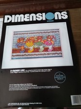 1991 Dimensions A Chorus Line Bear Crewel Embroidery Kit