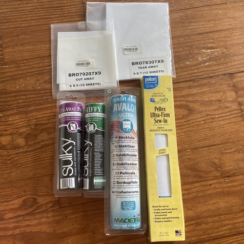Lot partial roll embroidery - 6,