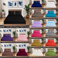 3Pcs Luxury Silk Satin Fitted