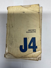 British Leyland J4 Van Drivers Handbook 1972 used