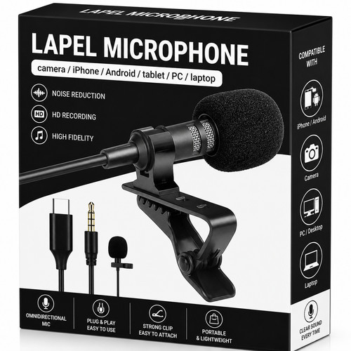 Clip lapel mini lavalier - lapel,