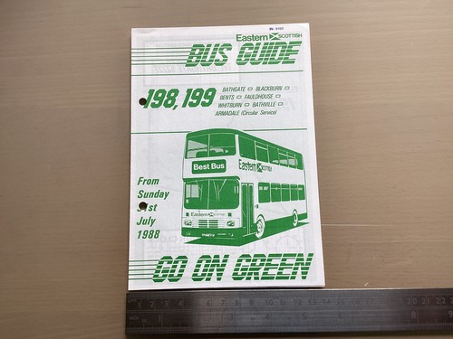 Eastern scottish bus route - bus, 198
