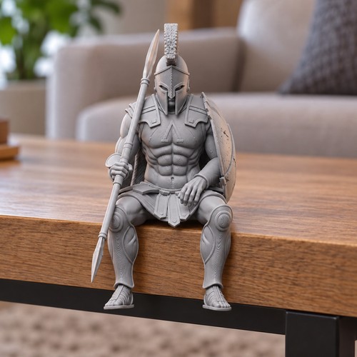 Spartan warrior shelf - shelf, sitter