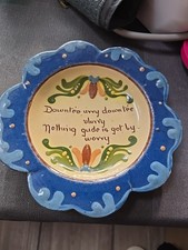 Watcombe Pottery Torquay Vintage Motto Ware Plate