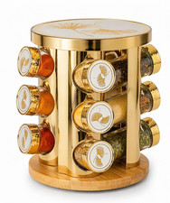 Luxury gold 12jar rotating - luxury,