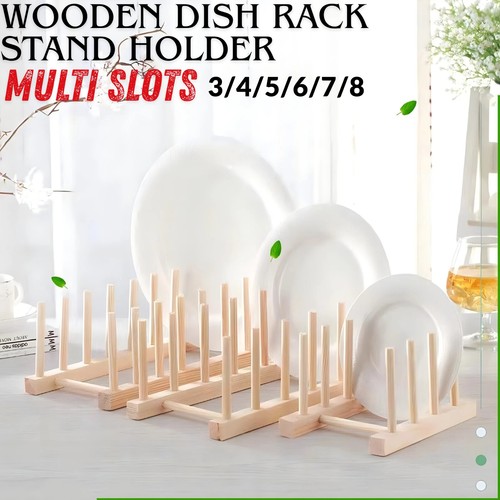 Wooden dish rack - dish, stand