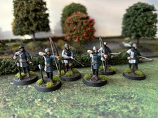 6 x Painted Archers with War