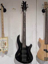 dean vendetta active 5 string bass tigers eye black stunning