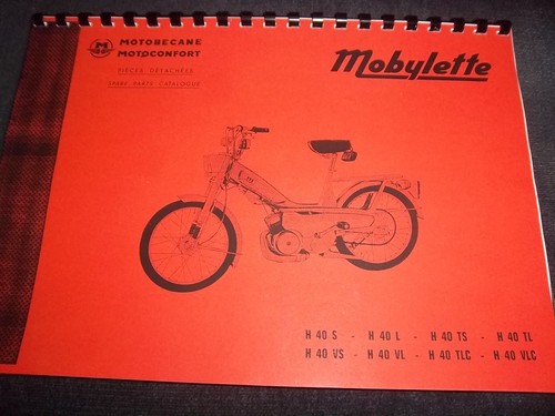 Motobecane parts manual - motobecane, book