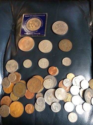 Old coins shillings victorian - old,