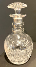 STUART CRYSTAL CUT GLASS CARLINGFORD DECANTER - SIGNED 
