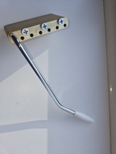 Fender Stratocaster Heavy Brass Tremolo Block USA 10-32 With Arm.  56mm Spacing