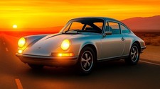 1972 Porsche 911 at Desert