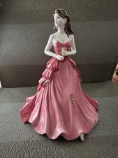 Coalport Ruby Anniversary Figurine Special Occasions, Made in England