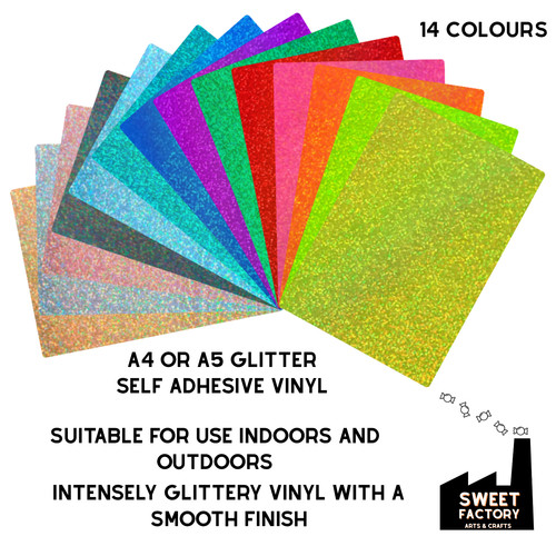 Self adhesive vinyl glitter - vinyl,