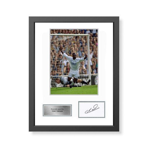 Tony yeboah signed - tony, leeds