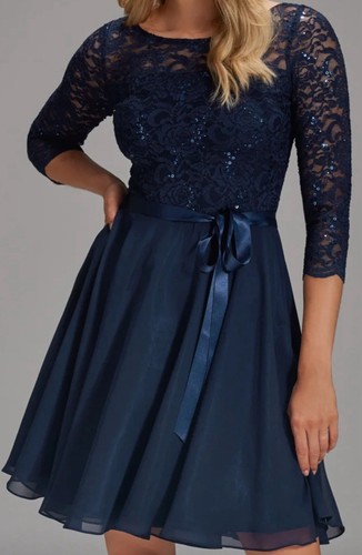 Brand new navy lace swing - brand,