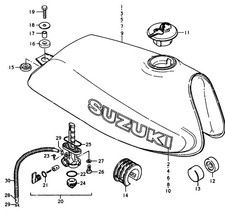 Suzuki Genuine Rear Cushion 1