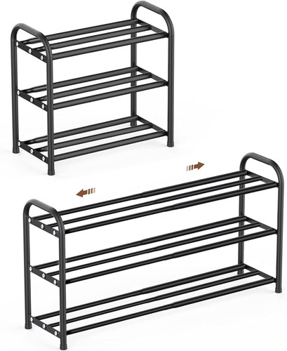 Expandable shoe rack tier - shoe,
