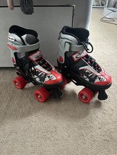 SENHAI MAX POWER QUADS QUAD KIDS CHILDRENS ADJUSTABLE ROLLER SKATES. SMALL 33-36