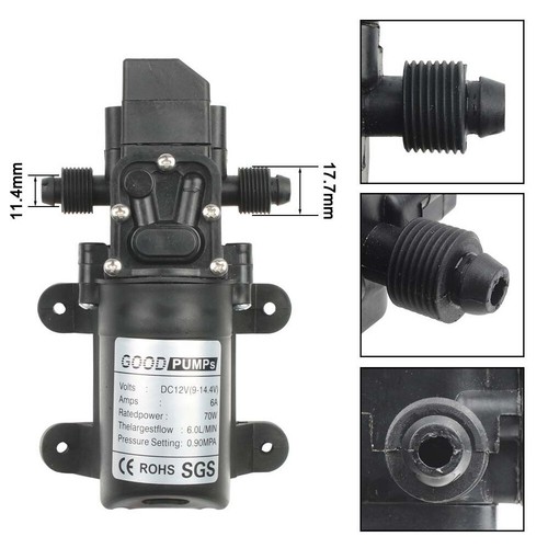 12v water pump 130psi self - pump,