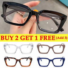 Oversized Square Reading Glasses Large Frame High-definition Presbyopia Diopter