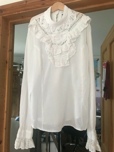 Zara white blouse shirt - zara,