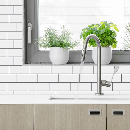 Subway self adhesive kitchen - subway,