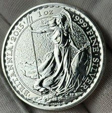 2015 1oz Silver Britannia Coin
