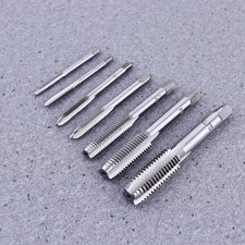  2 Pack Thread Maker Tool Set Tap Threading Metalworking Hand Screw