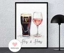 Guinness & Rose Wine / His And