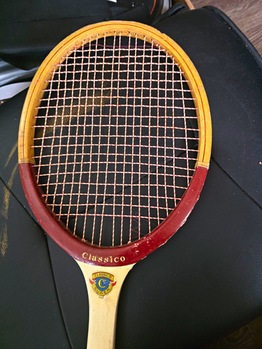 Dunlop classico wooden tennis - wooden,