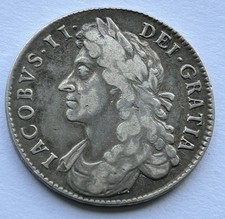 1687 James II Silver Half